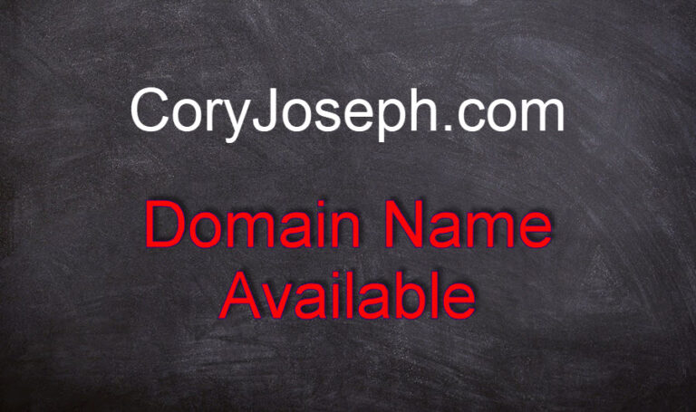 Cory Stephens signboard domain name available.