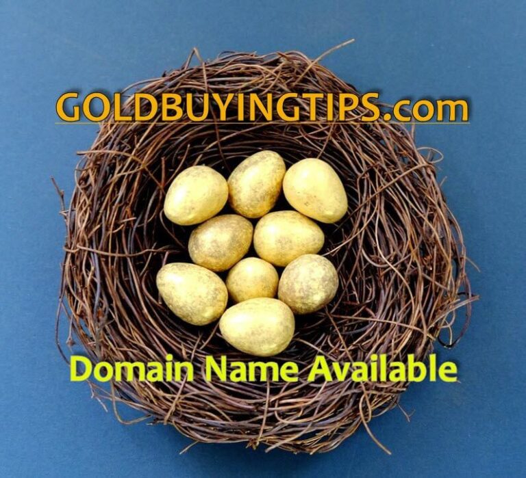 Nest with gold eggs for Gold Buying Tips.