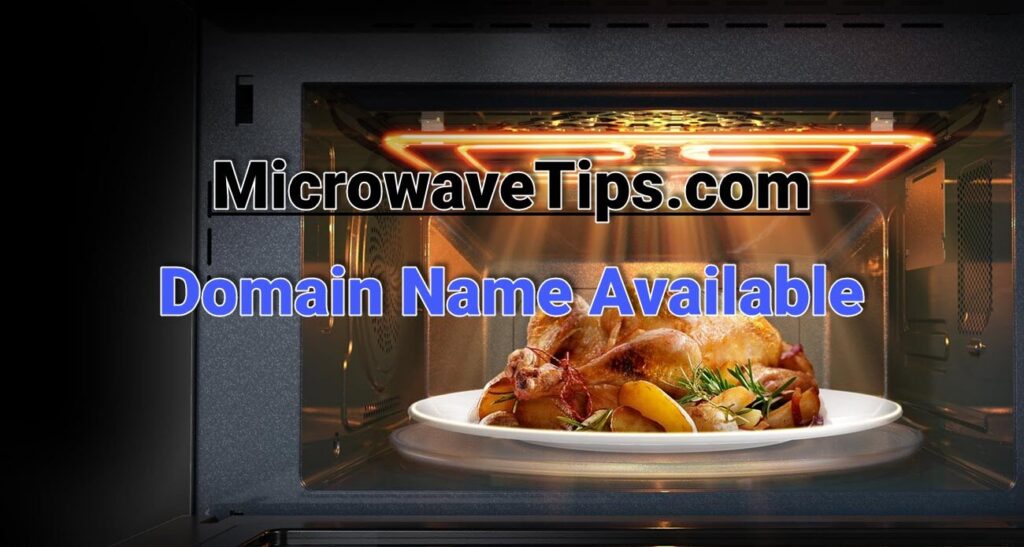 Microwave Tips dot com signboard domain name available.