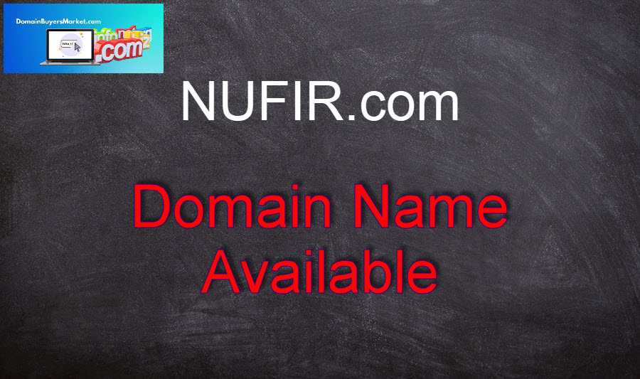 NUFIR signboard domain name available.