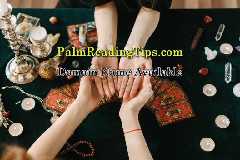 Palm Reading Tips signboard domain name available.