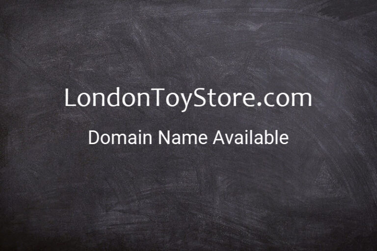 London Toy Store signboard domain name available.