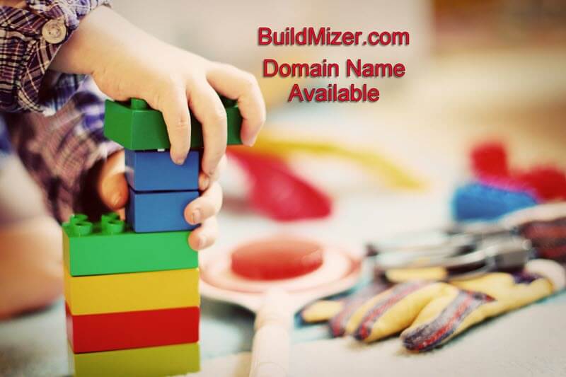 Build Mizer dot com domain name available signboard.