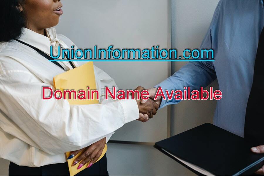 Union Information dot com signboard domain name for sale.