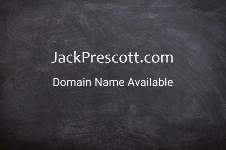 Signboard JackPrescott.com domain name available.