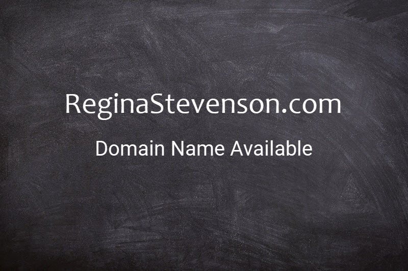 Signboard ReginaStevenson.com domain name available.