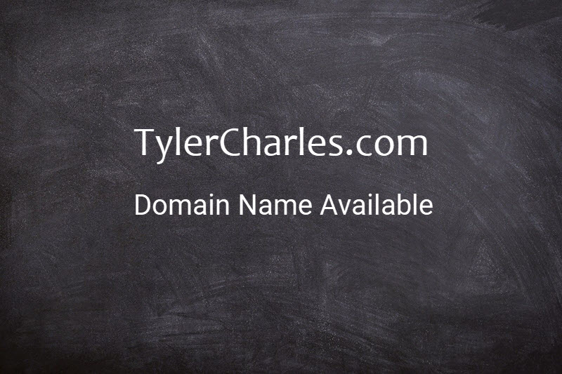 Signboard TylerCharles.com domain name available.