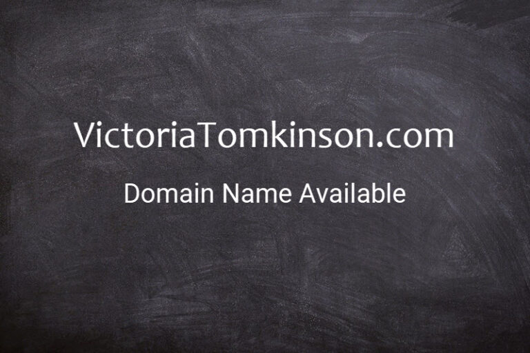 Signboard VictoriaTomkinson.com domain name available.