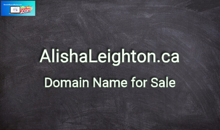 Signboard AlishaLeighton.ca domain name available