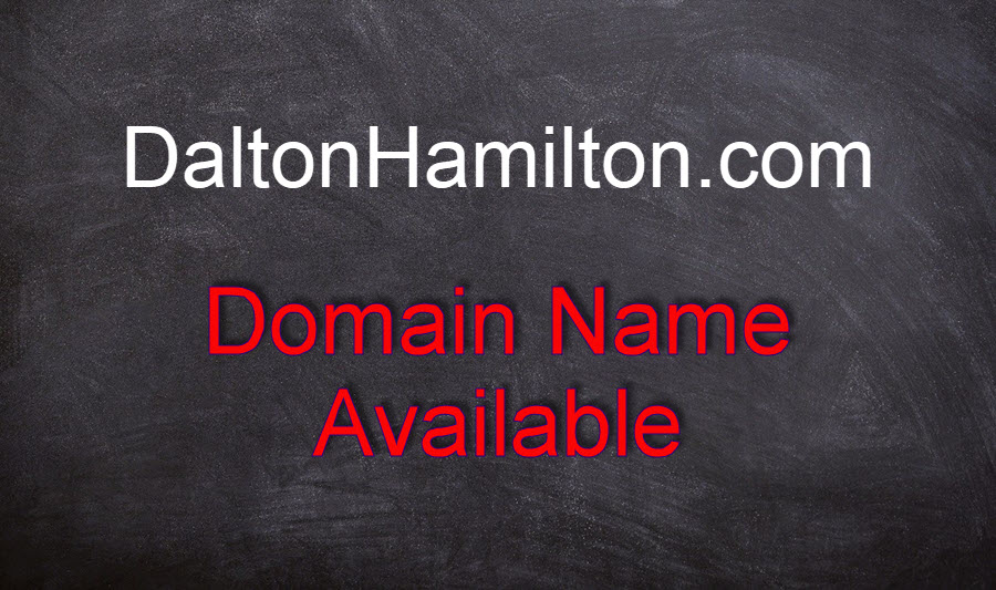 Signboard DaltonHamilton.com domain name available.