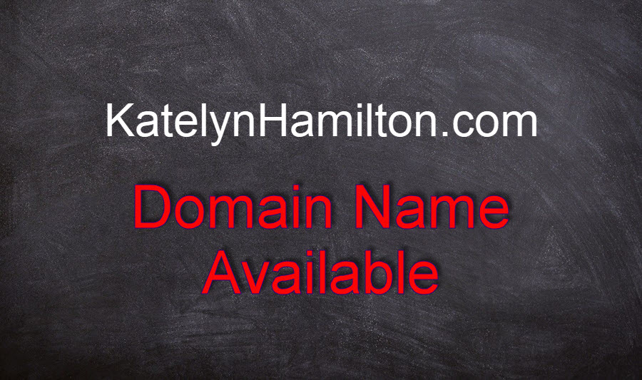 Signboard KatelynHamilton.com domain name available.