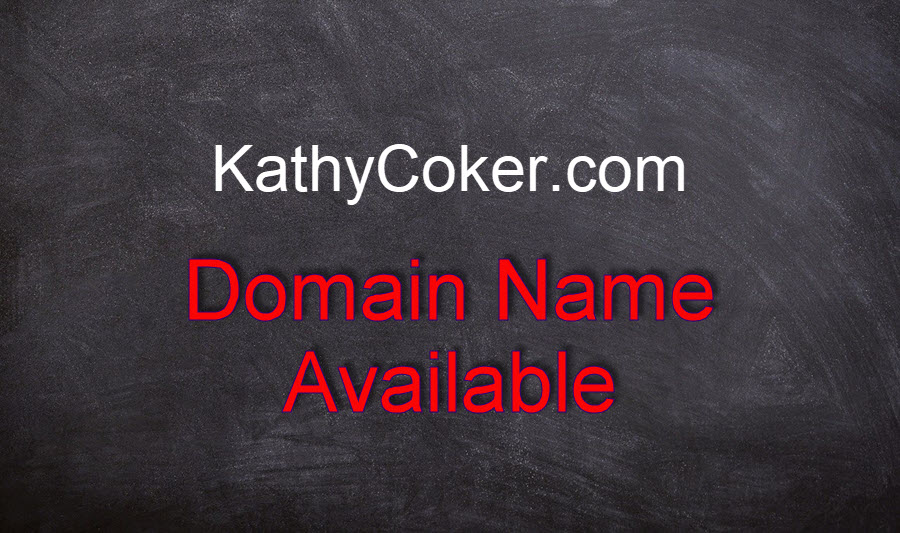 Signboard KathyCrocker.com domain name available.
