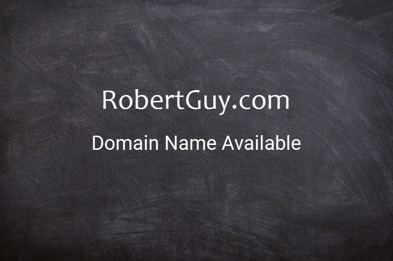 Signboard RobertGuy.com domain name available.