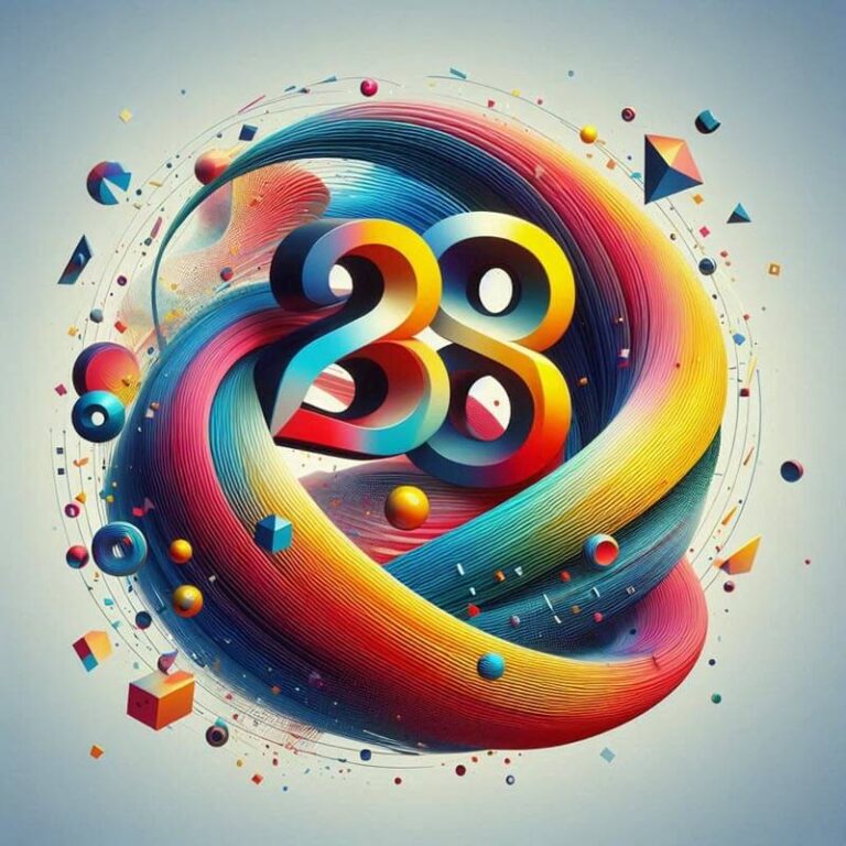 Colourful graphic of 238698.com with numbers hidden inside image.