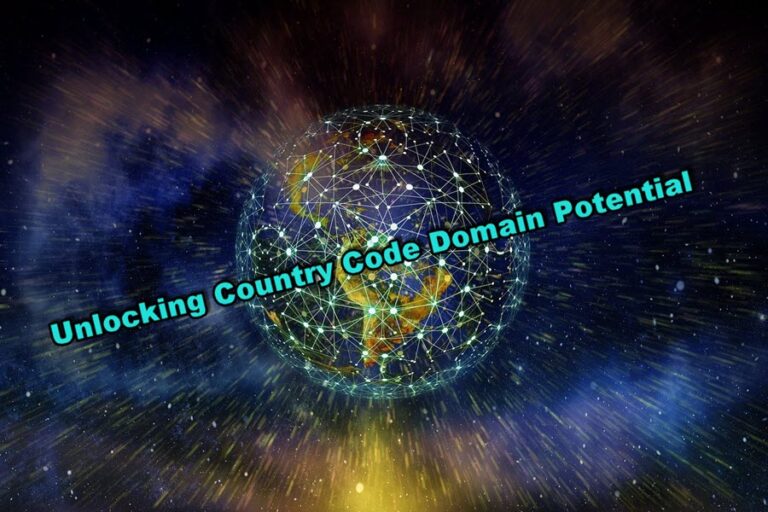 Image of the world with many lighted data points representing unlocking country codle domain names.