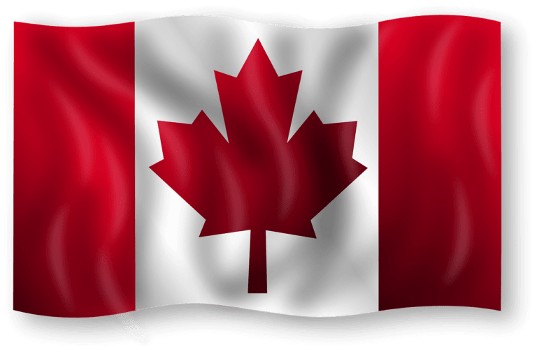 Graphic of Canadian flag.