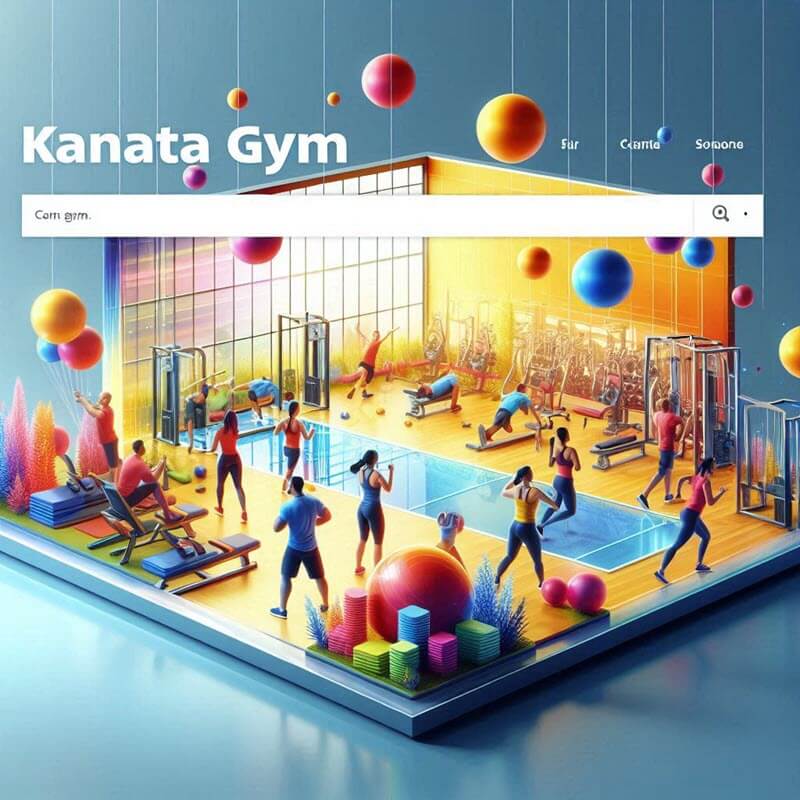 People in gym doing various exercises.