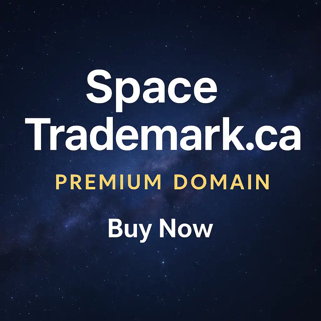 SpaceTrademark.ca premium hero image for showcasing futuristic branding and marketing appeal